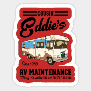 Cousin Eddie's Rv Maintenance Sticker